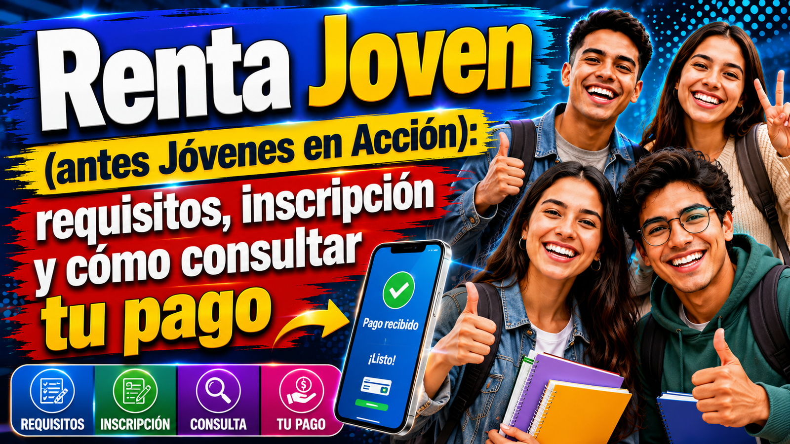 Renta Joven (antes Jóvenes en Acción): requisitos, inscripción y cómo consultar tu pago