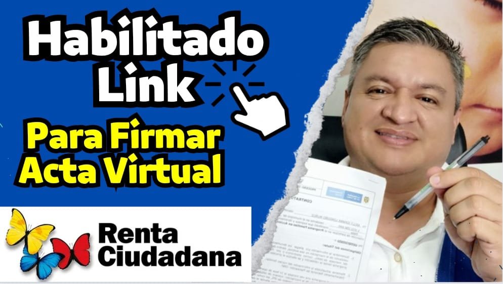 Link Oficial Renta Ciudadana Para La Firma del Acta de Compromiso