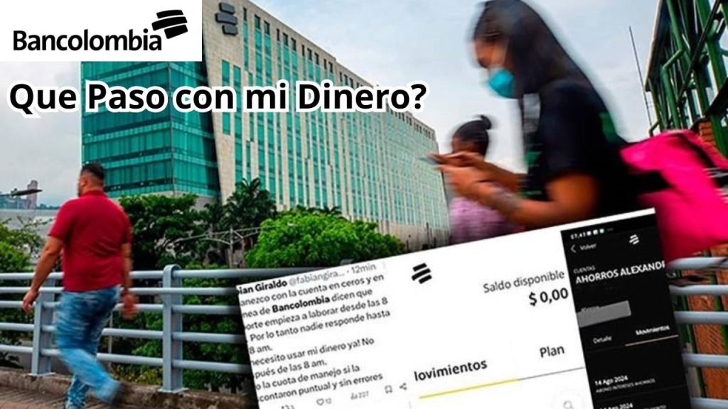Clientes de Bancolombia encuentran sus cuentas en Cero o con el doble de saldo