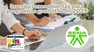 El SENA abre 42 programas para el 2025