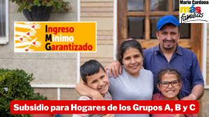 Ingreso Mínimo Garantizado Entrega de Subsidio a los Grupos A, B y C