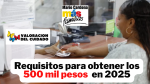 Requisitos para obtener los 500 mil pesos de Valoración del Cuidado en 2024