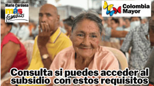 Colombia Mayor: Requisitos para recibir el subsidio de 230 mil pesos