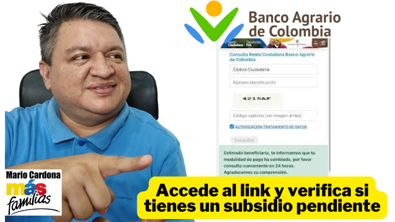 Consulta aquí si tienes un subsidio disponible del Banco Agrario
