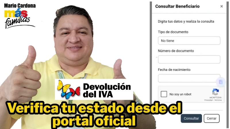 Consulta el listado oficial de beneficiarios de la Devolución del IVA 2025 y verifica tu estado