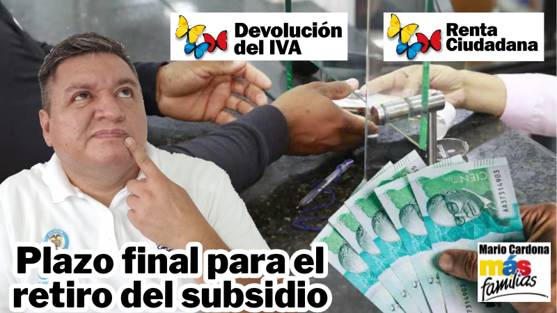 Últimos días para cobrar la Renta Ciudadana y Devolución del IVA: revisa si tienes giro pendiente