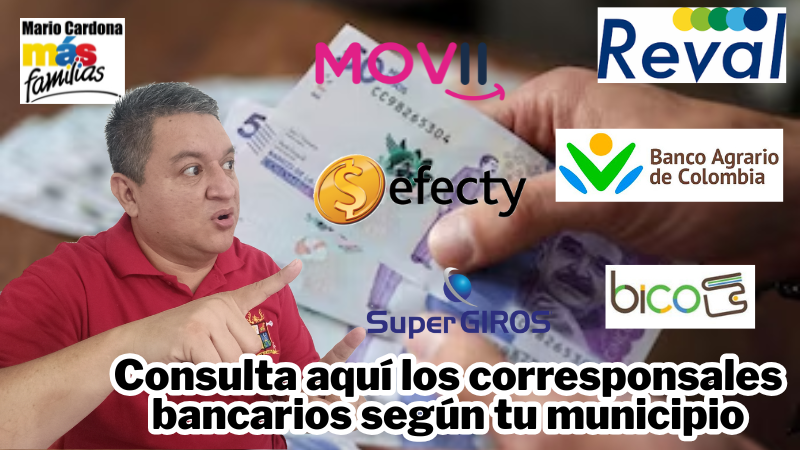 Prosperidad Social 2025: consulta aquí los corresponsales bancarios según tu municipio