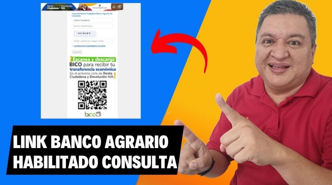 Banco Agrario habilita Link de Consulta Pagos Colombia Mayor