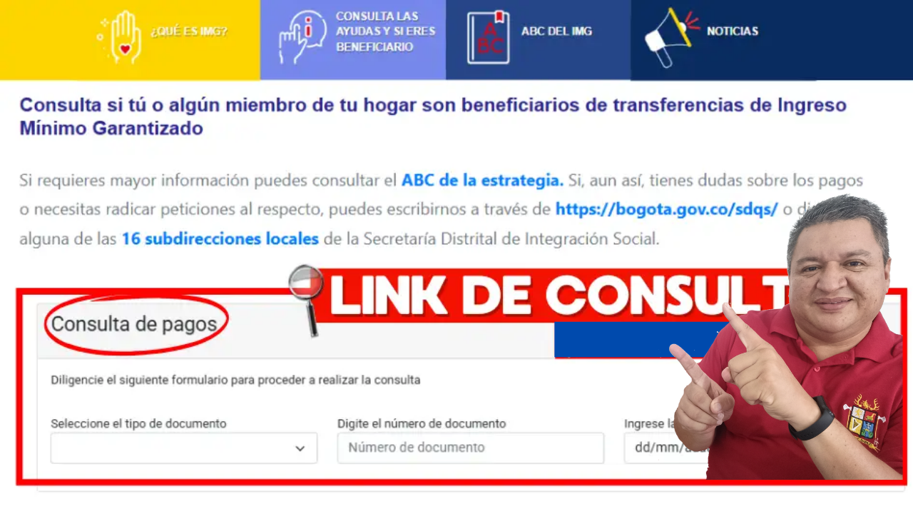 Valida Aquí tu subsidio de Ingreso Mínimo Garantizado Link Oficial