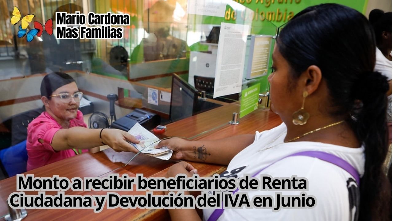 monto que recibiran beneficiarios de Renta Ciudadana y Devolución del IVA en junio