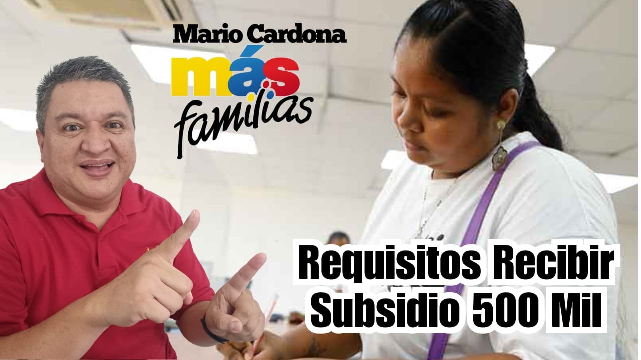 requisitos para recibir el subsidio de 500 mil de Renta Ciudadana