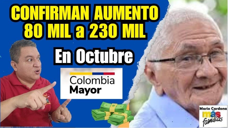 Aumenta Subsidio: Adultos Mayores Recibirán $230.000 Desde Octubre