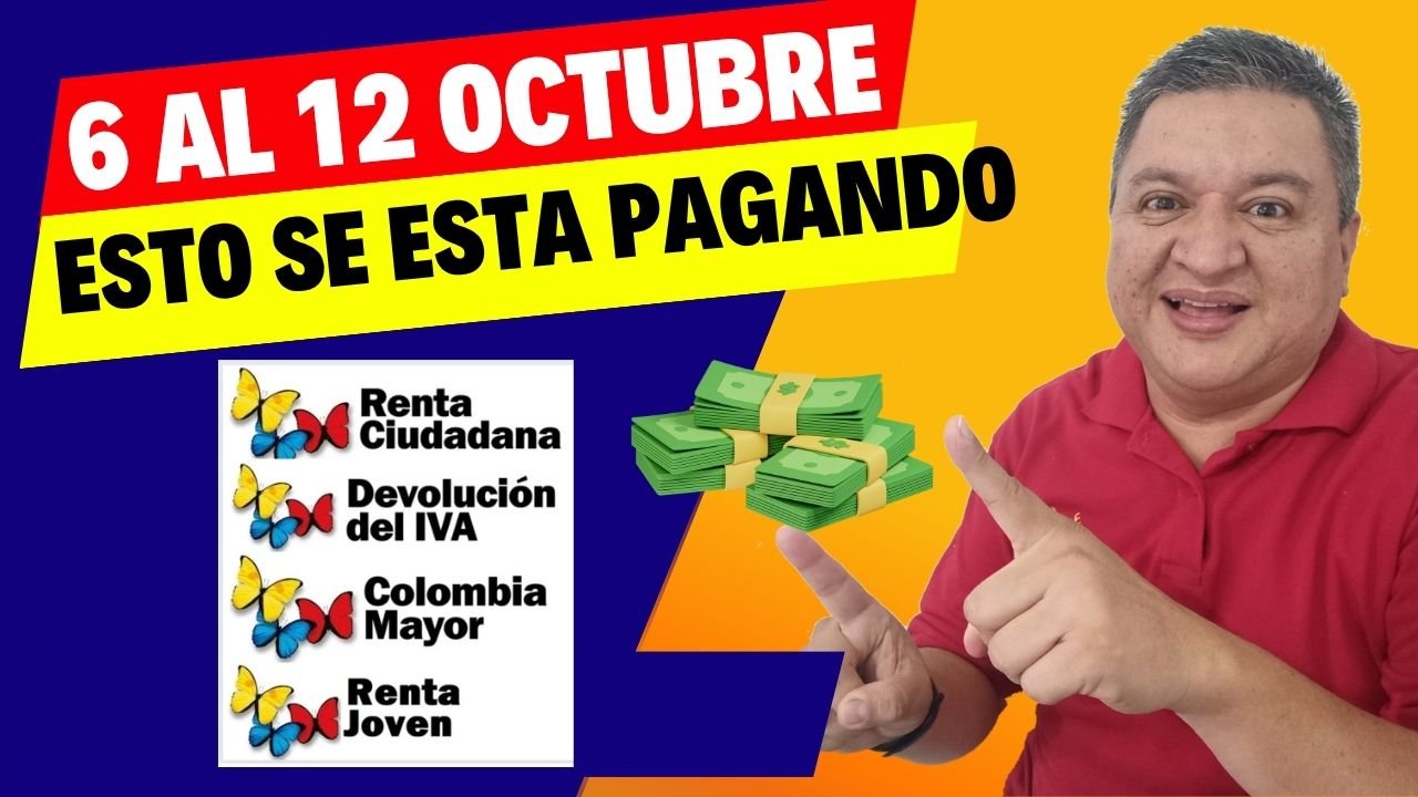 Resumen Pagos y Novedades Programas Sociales Semana 6 al 12 Octubre de 2025