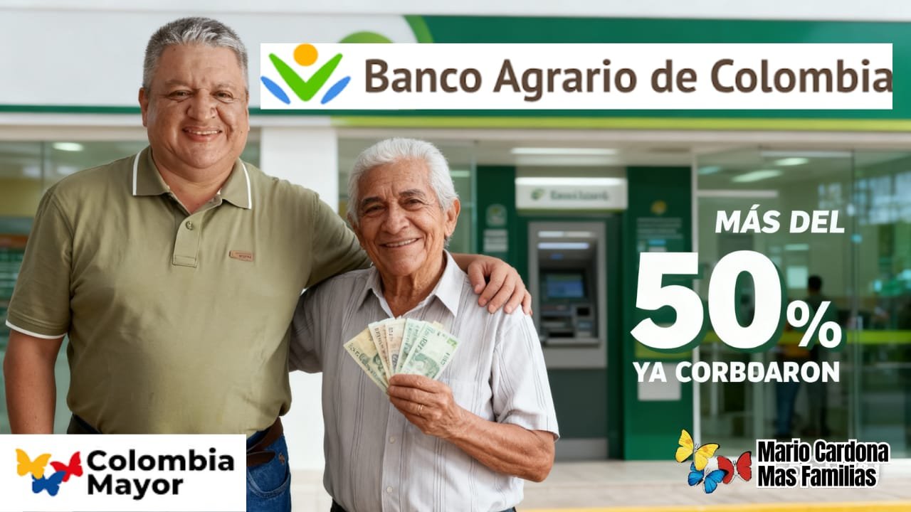 El 50 % de los nuevos beneficiarios de Colombia Mayor ya recibió el bono pensional de $230.000