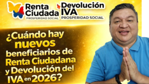 ¿Cuándo hay nuevos beneficiarios de Renta Ciudadana y Devolución del IVA en 2026? Lo que se sabe según información oficial