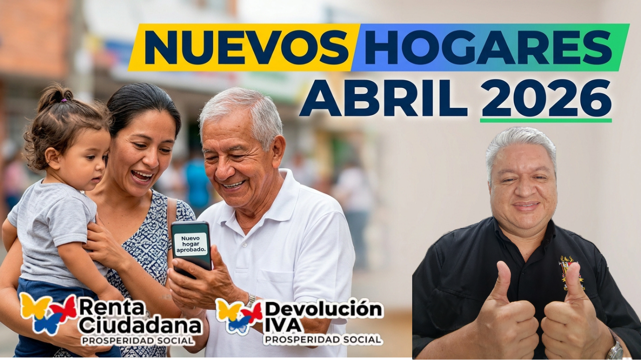 Renta Ciudadana y Devolución del IVA 2026: Nuevos Hogares podrían ingresar
