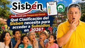 Confirmado por Prosperidad Social: ¿Qué clasificación del Sisbén necesita para acceder a subsidios en 2026?