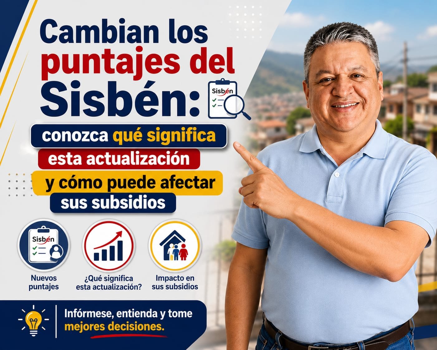 Cambian los puntajes del Sisbén: conozca qué significa esta actualización y cómo puede afectar sus subsidios