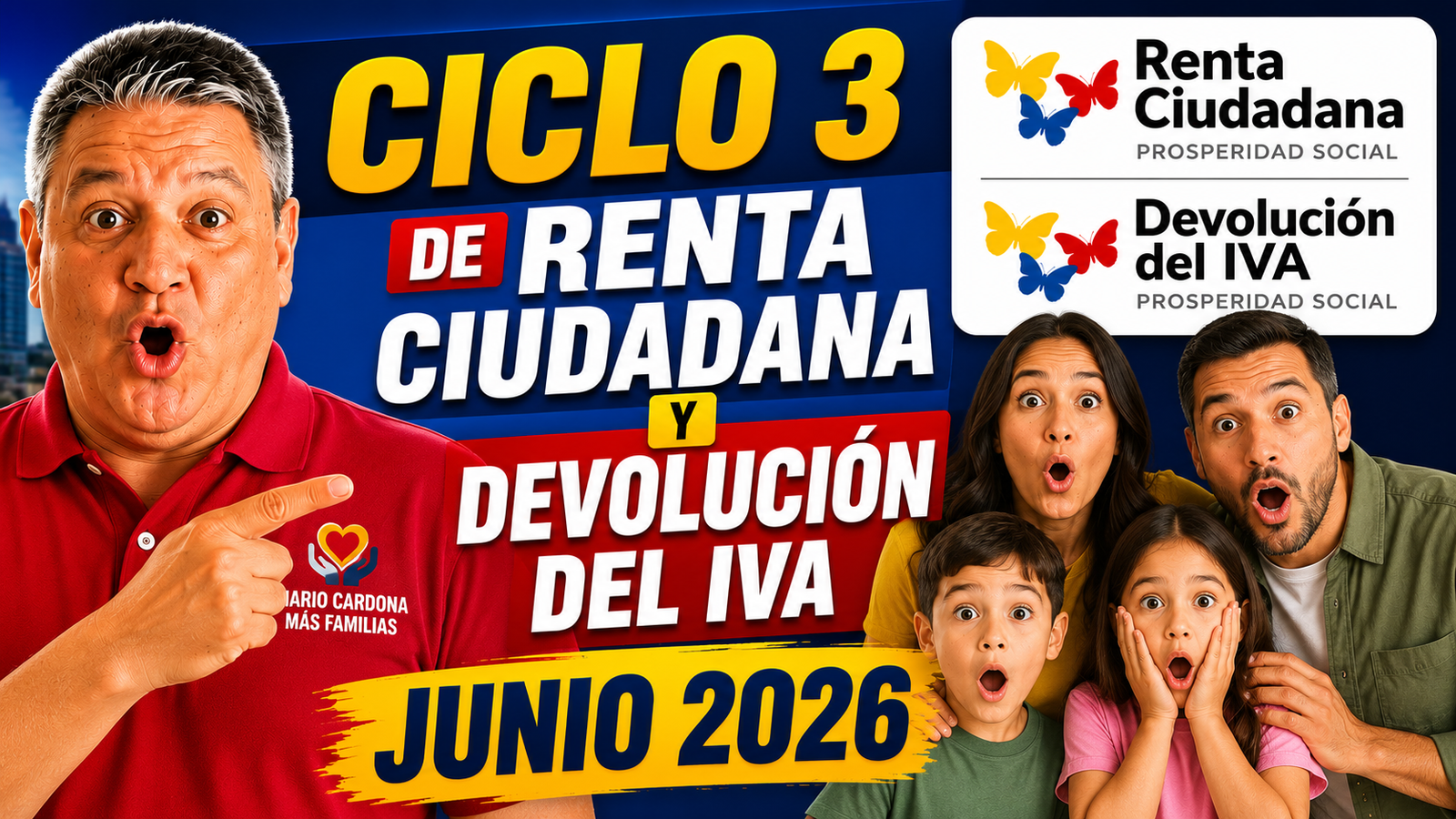 ciclo 3 de Renta Ciudadana y Devolución del IVA junio 2026