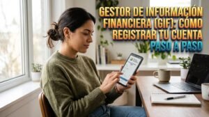 Gestor de Información Financiera (GIF): Cómo Registrar tu Cuenta Paso a Paso