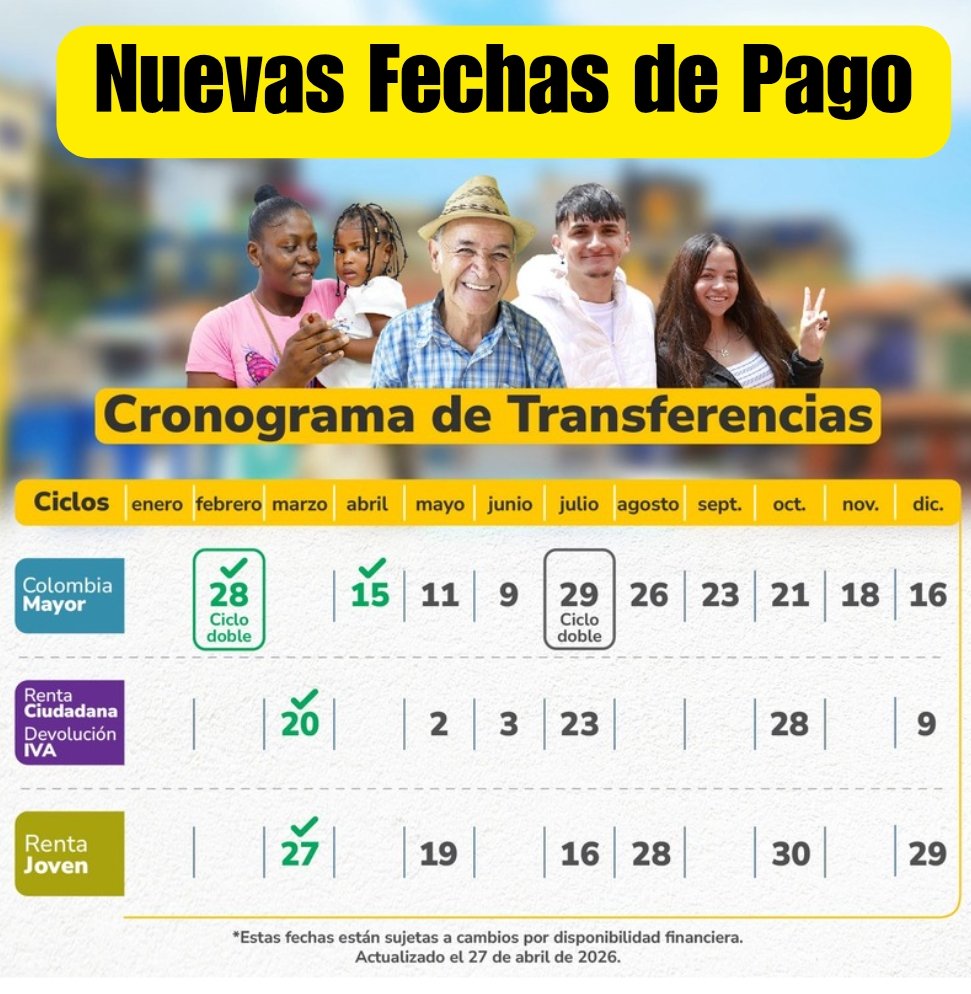Adultos Mayores Esperan el Pago del mes de Julio de Colombia Mayor