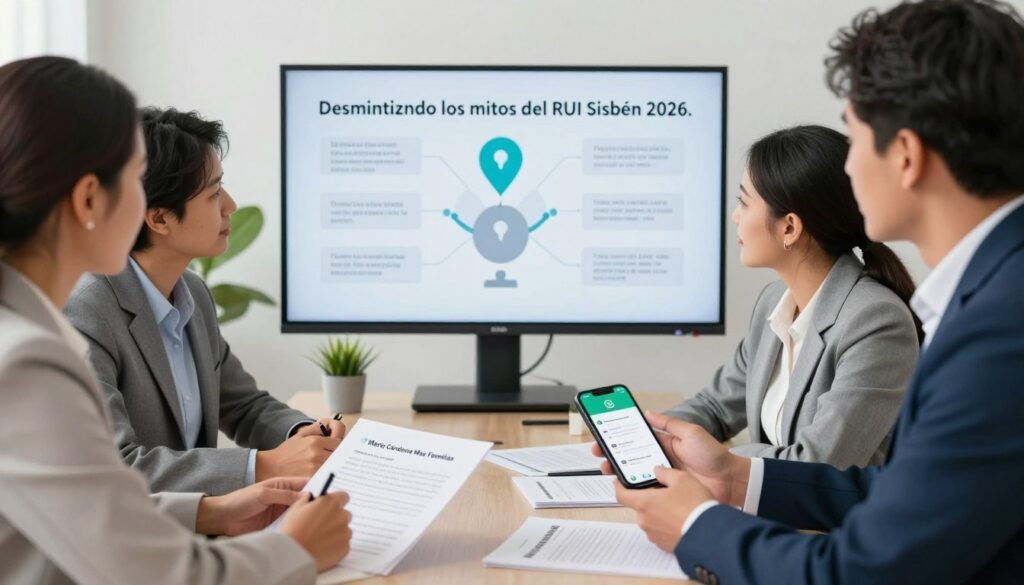 mitos del RUI Sisbén 2026 mitos del RUI Sisbén 2026