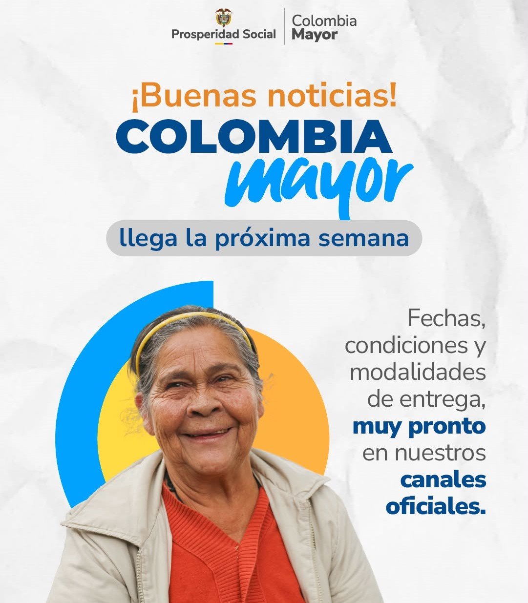 Viene el pago de Colombia Mayor